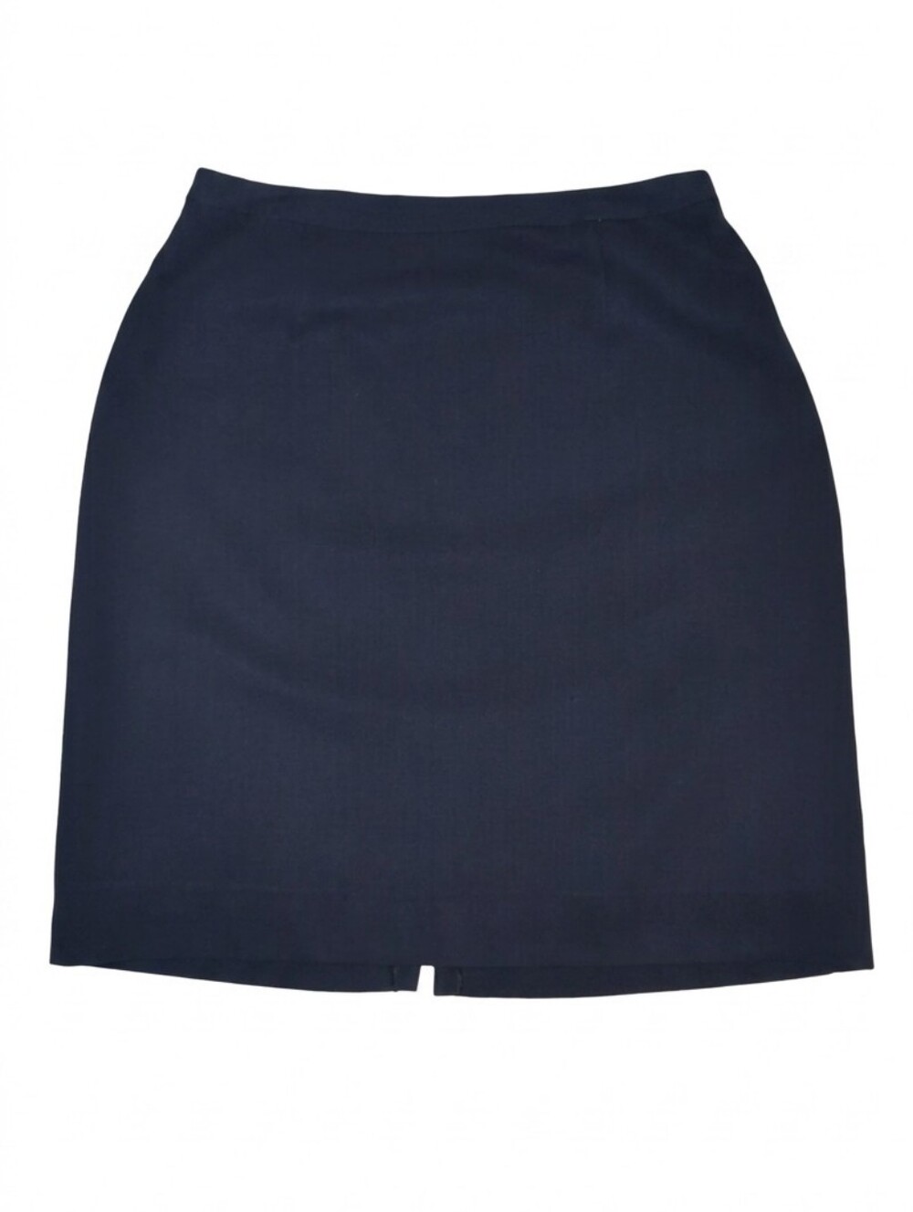 Vintage 90s Esprit Pencil Skirt Midnight Dark Blue Womens Size 7 8